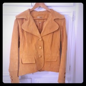 Leather (nubuck) jacket